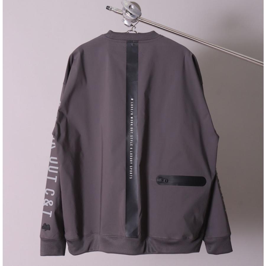 ラグジュ ゴルフ ゴルフウェア Tシャツ メンズ レディース ユニセックス 長袖  LUXE/R GOLF ストレッチ ブロード ユニセックス ロンT M L XL 3L 4L | LUXE/R | 14