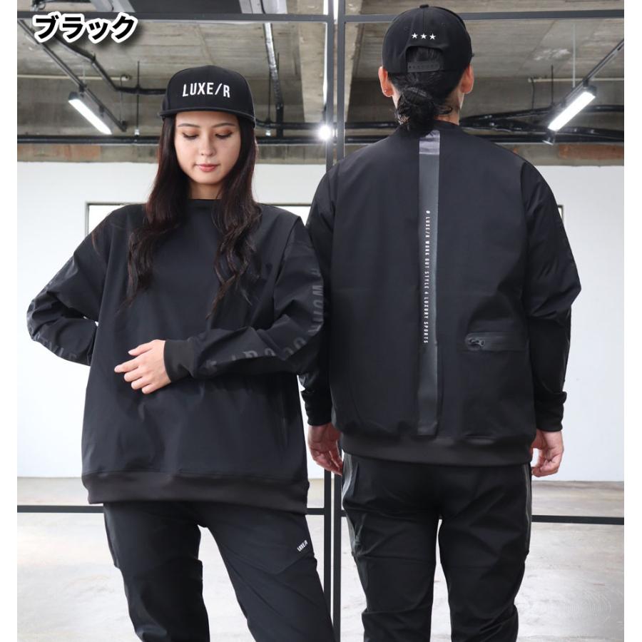 ラグジュ ゴルフ ゴルフウェア Tシャツ メンズ レディース ユニセックス 長袖  LUXE/R GOLF ストレッチ ブロード ユニセックス ロンT M L XL 3L 4L | LUXE/R | 04