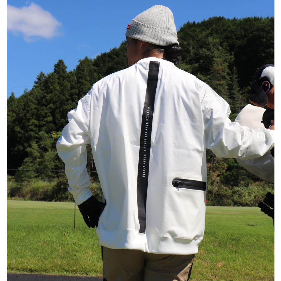 ラグジュ ゴルフ ゴルフウェア Tシャツ メンズ レディース ユニセックス 長袖  LUXE/R GOLF ストレッチ ブロード ユニセックス ロンT M L XL 3L 4L | LUXE/R | 07