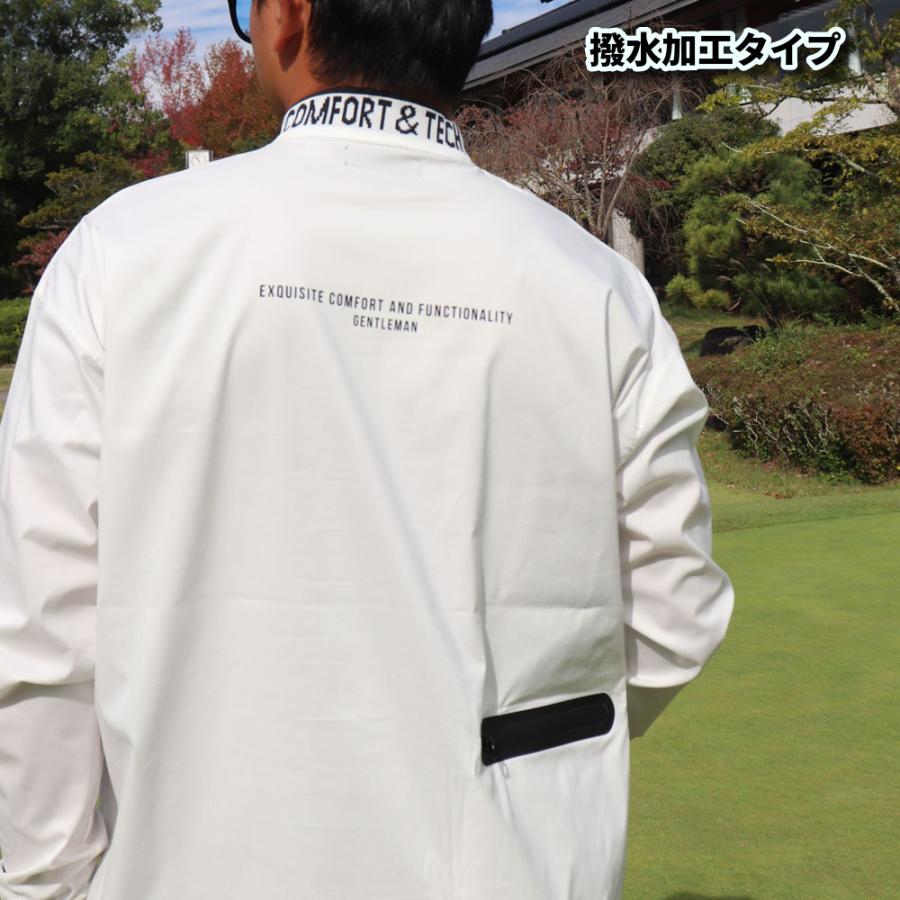 バリエーション追加 ゴルフウェア メンズ レディース 長袖 ラグジュ ゴルフ LUXE/R  GOLF ロゴ モックネック ゆったりサイズ ストレッチ  ユニセックス ロンT | LUXE/R | 12
