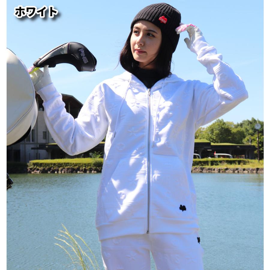 パーカー ジップアップ メンズ レディース 男女兼用 LUXE/R ラグジュ ふくれジャガード モノグラム 立体 セットアップ可能 | LUXE/R | 03