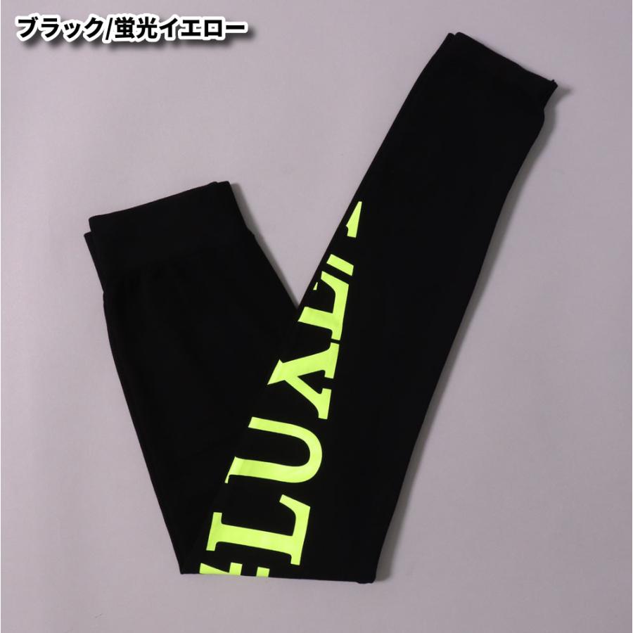 レギンス レディース  パンツ ストレッチ ジョガーパンツ ロゴプリント 蛍光プリント 黒 スキニー スリム  インナーでも ジム ヨガ ボトム オールシーズン | LUXE/R | 13