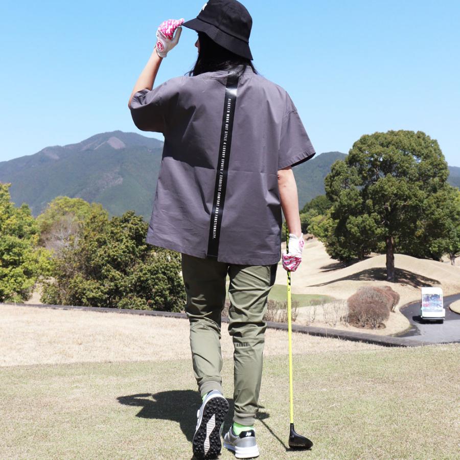 LUXE/R  GOLF ラグジュ ゴルフ ゴルフウェア Tシャツ メンズ レディース 半袖 ストレッチ ユニセックス ゆったりシルエット 再入荷 | LUXE/R | 03