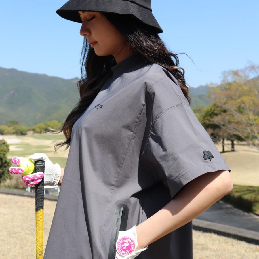 LUXE/R  GOLF ラグジュ ゴルフ ゴルフウェア Tシャツ メンズ レディース 半袖 ストレッチ ユニセックス ゆったりシルエット | LUXE/R | 06