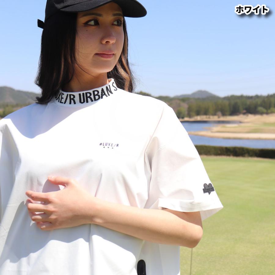LUXE/R GOLF ラグジュ Tシャツ メンズ レディース 半袖 モックネック ゴルフウェア ストレッチ ユニセックス ゆったりシルエット 再入荷 | LUXE/R | 07