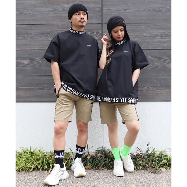 LUXE/R GOLF ラグジュ Tシャツ メンズ レディース 半袖 モックネック ゴルフウェア ストレッチ ユニセックス ゆったりシルエット 再入荷 | LUXE/R | 09