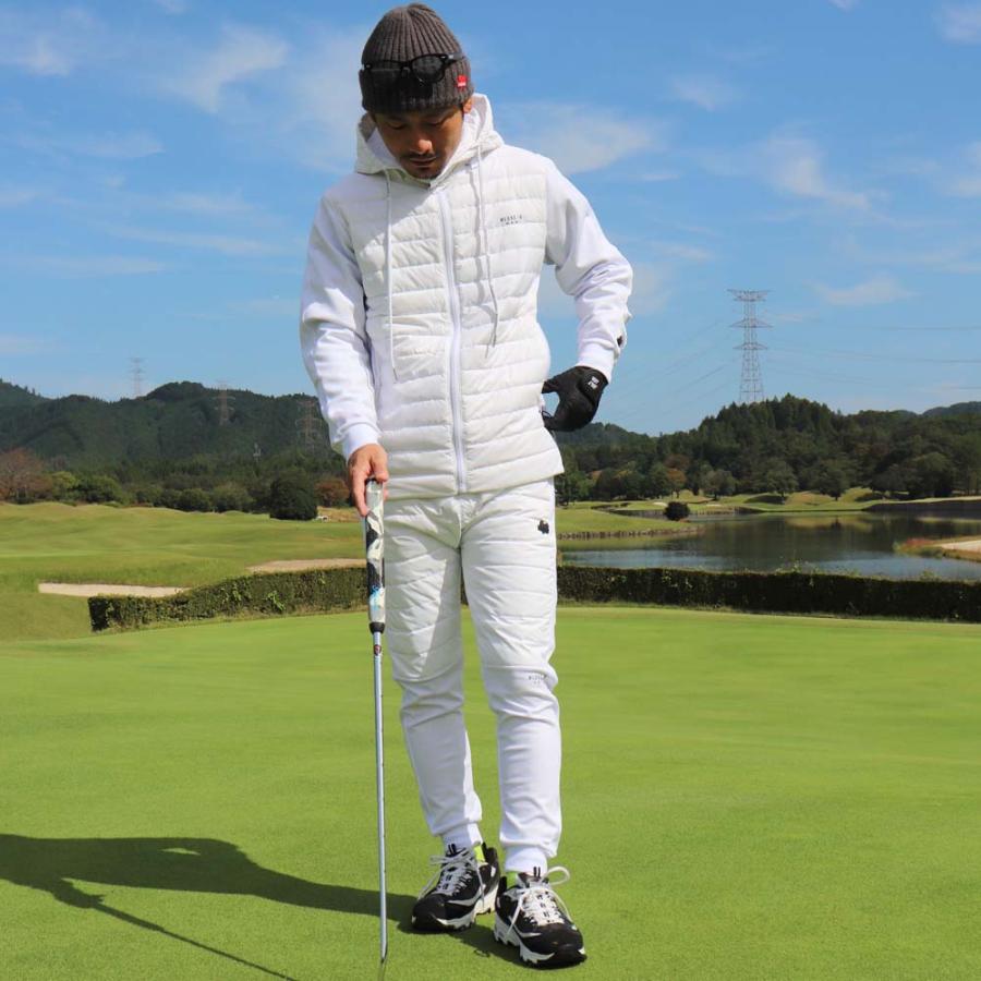 ゴルフウェア ジャージ パーカー ダウン キルティング メンズ レディース  LUXE/R ラグジュゴルフ スポーツ 男女兼用 セットアップ可能 | LUXE/R | 01