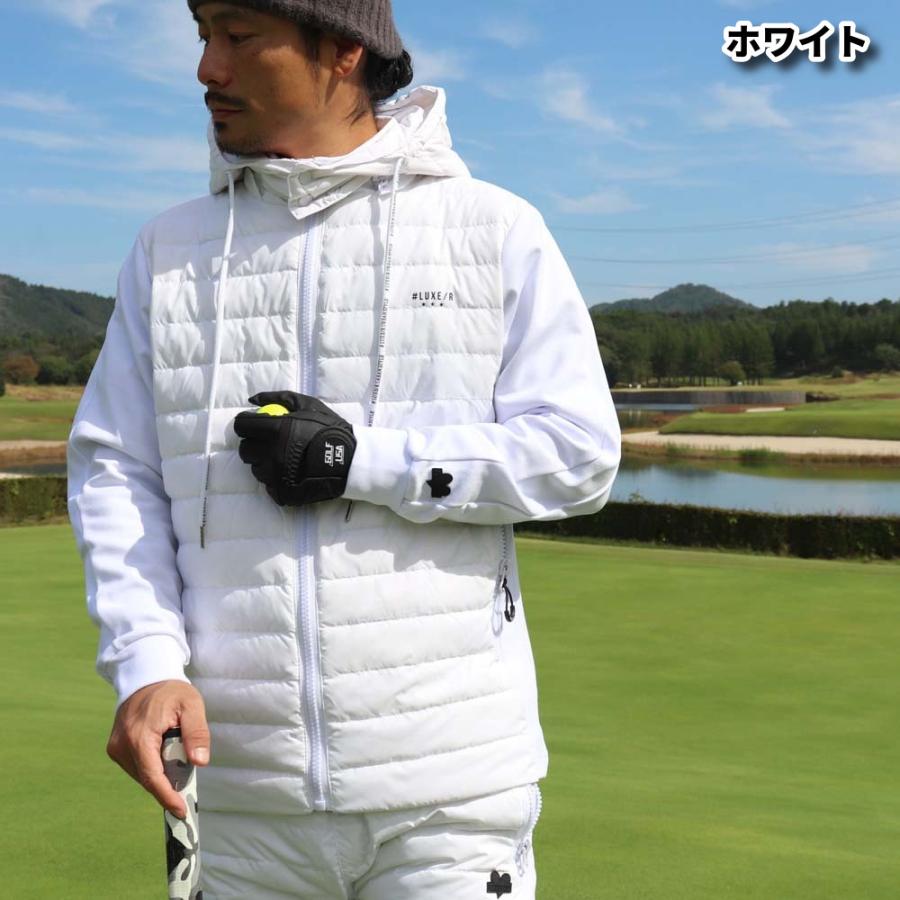 ゴルフウェア ジャージ パーカー ダウン キルティング メンズ レディース  LUXE/R ラグジュゴルフ スポーツ 男女兼用 セットアップ可能 | LUXE/R | 03