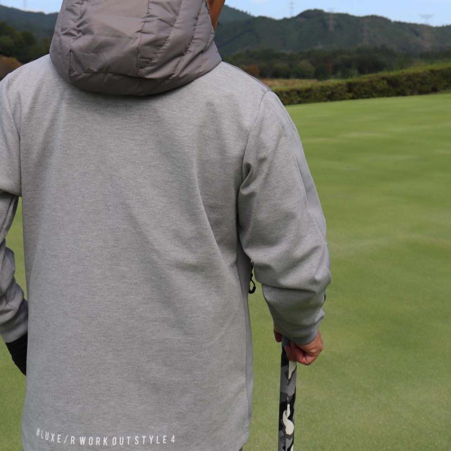 ゴルフウェア ジャージ パーカー ダウン キルティング メンズ レディース  LUXE/R ラグジュゴルフ スポーツ 男女兼用 セットアップ可能 | LUXE/R | 05