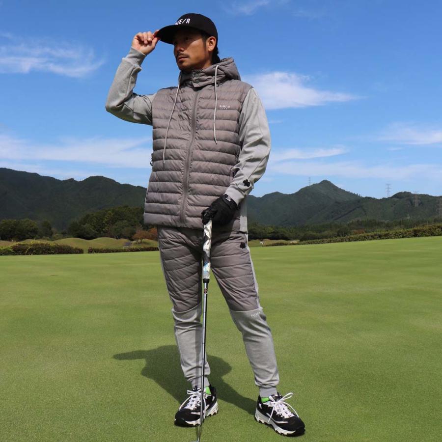 ジョガーパンツ メンズ レディース ユニセックス ジャージ ダウン 切り替え ストレッチ ラグジュゴルフ LUXE/R GOLF セットアップ可能 | LUXE/R | 02