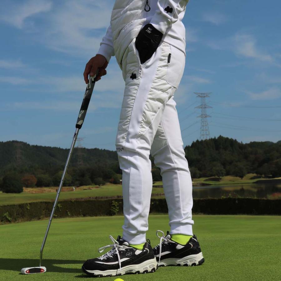 ジョガーパンツ メンズ レディース ユニセックス ジャージ ダウン 切り替え ストレッチ ラグジュゴルフ LUXE/R GOLF セットアップ可能 | LUXE/R | 03
