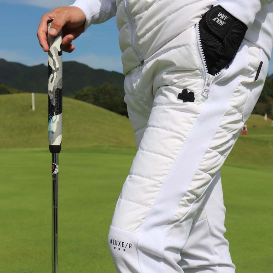 ジョガーパンツ メンズ レディース ユニセックス ジャージ ダウン 切り替え ストレッチ ラグジュゴルフ LUXE/R GOLF セットアップ可能 | LUXE/R | 06