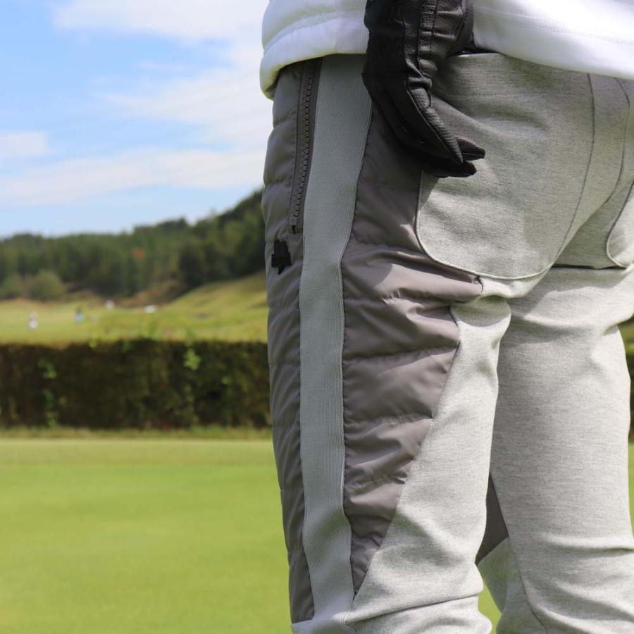 ジョガーパンツ メンズ レディース ユニセックス ジャージ ダウン 切り替え ストレッチ ラグジュゴルフ LUXE/R GOLF セットアップ可能 | LUXE/R | 07