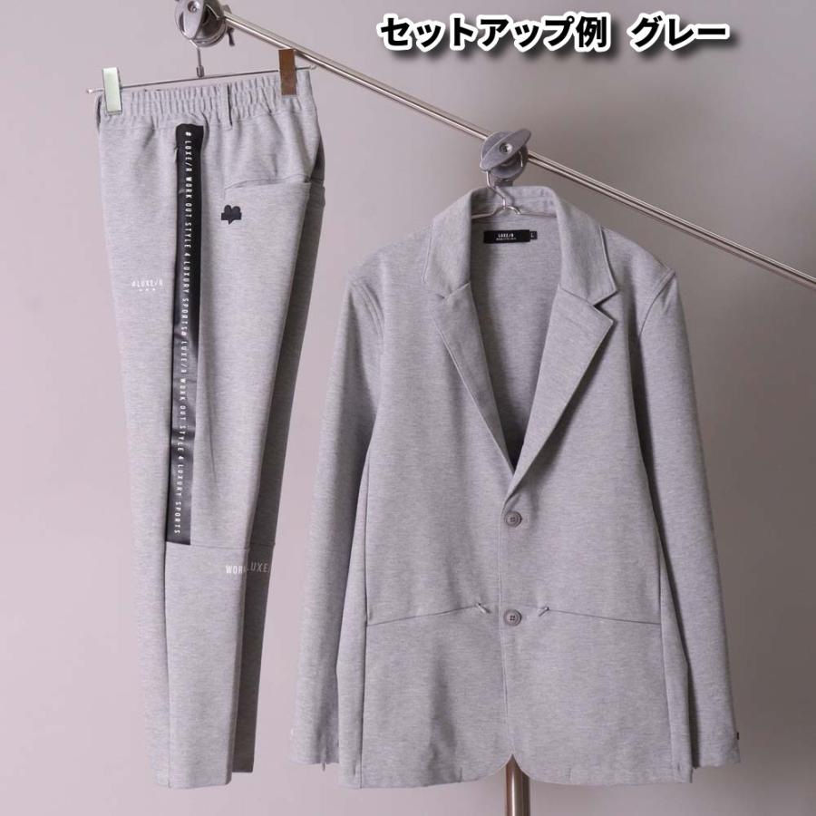 ジャケット テーラードジャケット ストレッチ ポンチ ラグジュ ゴルフ メンズ レディース  LUXE/R  スポーツ 男女兼用  ジャージ ラインロゴ セットアップ可能 | LUXE/R | 10
