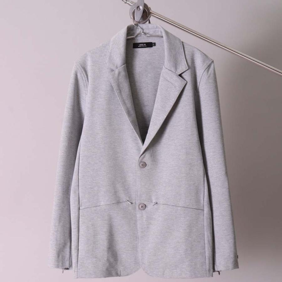 ジャケット テーラードジャケット ストレッチ ポンチ ラグジュ ゴルフ メンズ レディース  LUXE/R  スポーツ 男女兼用  ジャージ ラインロゴ セットアップ可能 | LUXE/R | 05