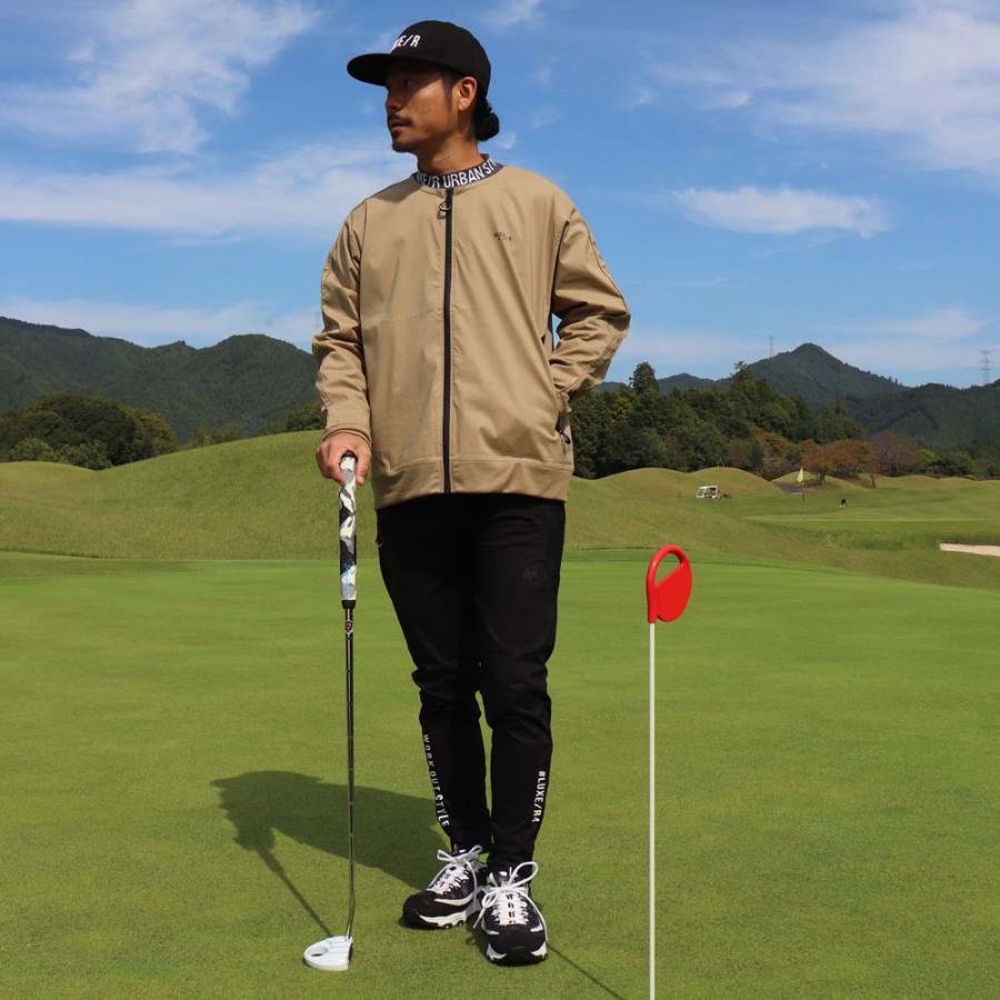 ゴルフウェア ジョガーパンツ メンズ レディース チノパン ストレッチ ラグジュゴルフ LUXE/R GOLF 大きいサイズ メッシュ ウェストゴム スソジップタイプ | LUXE/R | 01