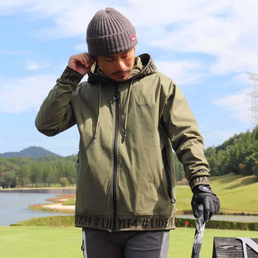 LUXE/R（ラグジュ） ゴルフウェア パーカー ジップアップ メンズ