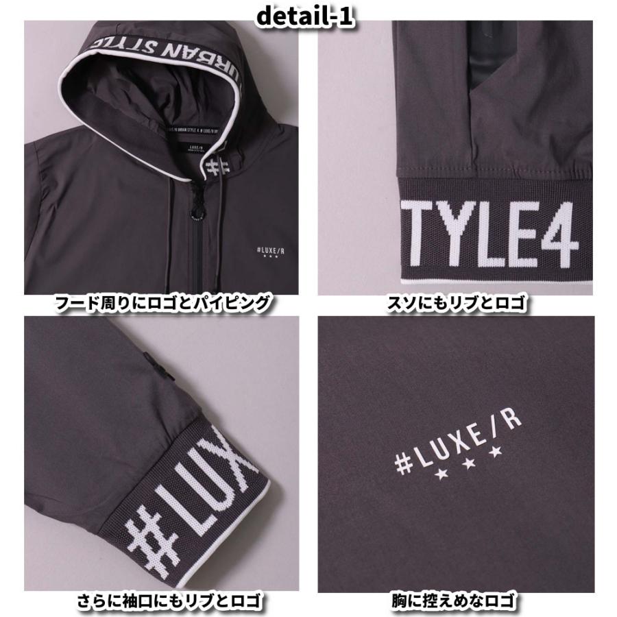 LUXE/R ゴルフウェア パーカー ジップアップ メンズ レディース LUXE/R ゴルフウェア パーカー ジップアップ メンズ レディース