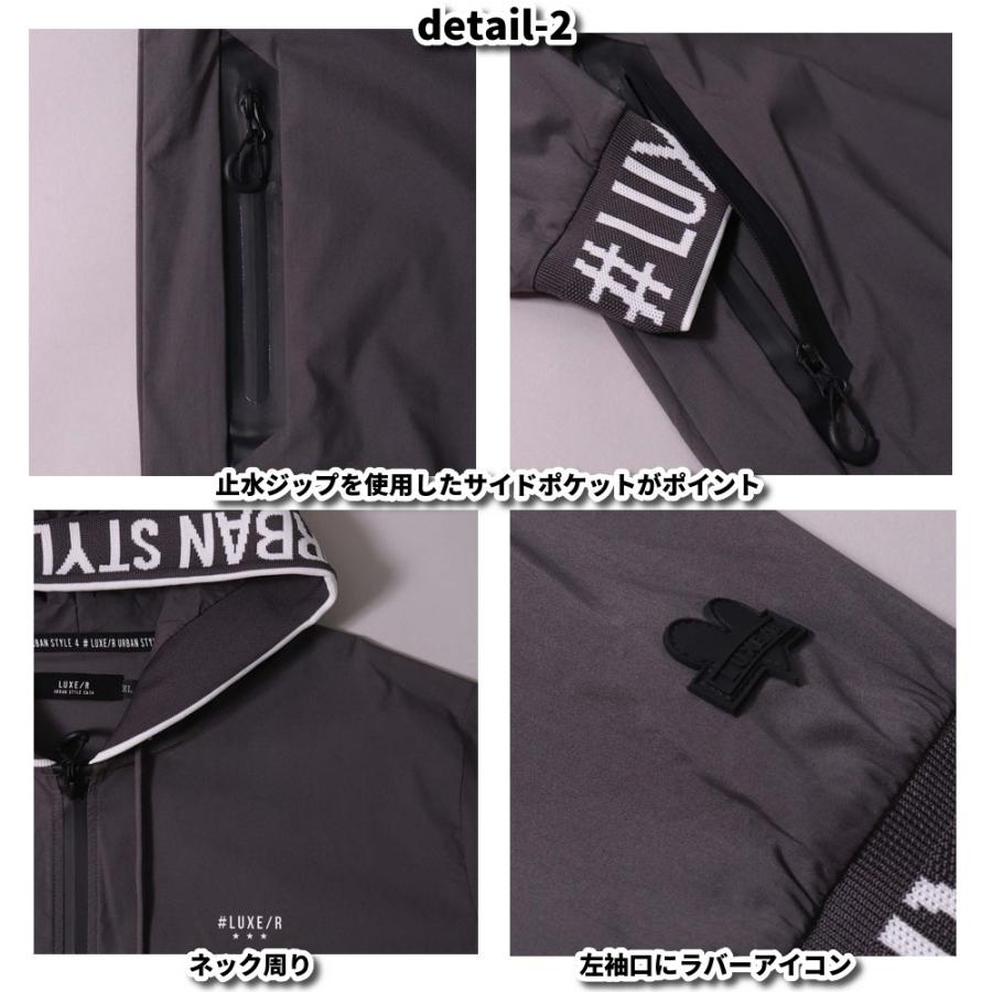 メンズウェア LUXE/R XL LUXE/R（ラグジュ） ゴルフウェア パーカー ジップアップ メンズ