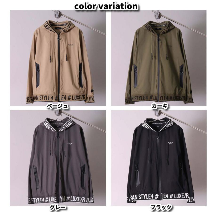 メンズウェア LUXE/R XL LUXE/R（ラグジュ） ゴルフウェア パーカー ジップアップ メンズ