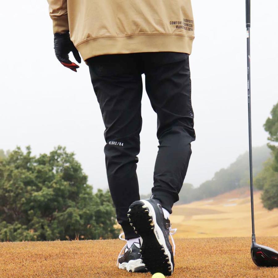 ラグジュゴルフ LUXE/R GOLF ゴルフウェア ジョガーパンツ メンズ レディース チノパン ストレッチ 大きいサイズ ウェストゴム ベルトループ | LUXE/R | 04