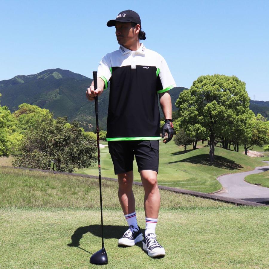 ゴルフウェア ポロシャツ メンズ レディース スムース ストレッチ 半袖 ラグジュゴルフ LUXE/R GOLF  2024 夏 大きいサイズあり 接触冷感 吸水速乾 | LUXE/R | 02