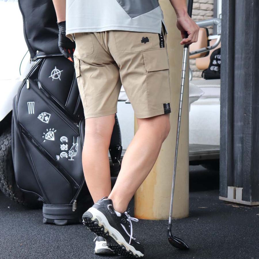 ショートパンツ メンズ レディース ラグジュゴルフ LUXE/R GOLF スポーツ ストレッチ ハーフパンツ ひざ丈 カーゴポケット 男女兼用 | LUXE/R | 05