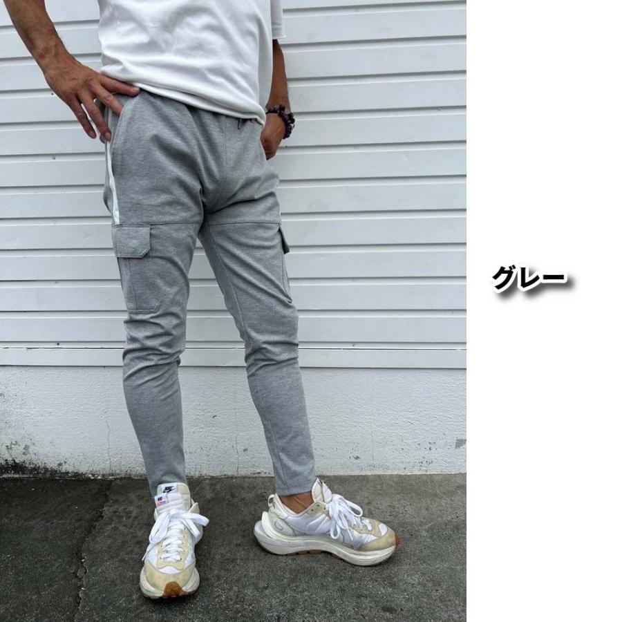 ゴルフウェア スウェットパンツ カーゴパンツ メンズ レディース 男女兼用 ストレッチ ラグジュゴルフ LUXE/R GOLF ウェストゴム オールシーズン対応 | LUXE/R | 01