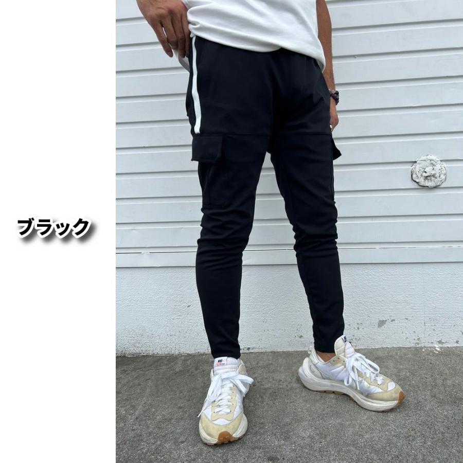 ゴルフウェア スウェットパンツ カーゴパンツ メンズ レディース 男女兼用 ストレッチ ラグジュゴルフ LUXE/R GOLF ウェストゴム オールシーズン対応 | LUXE/R | 02