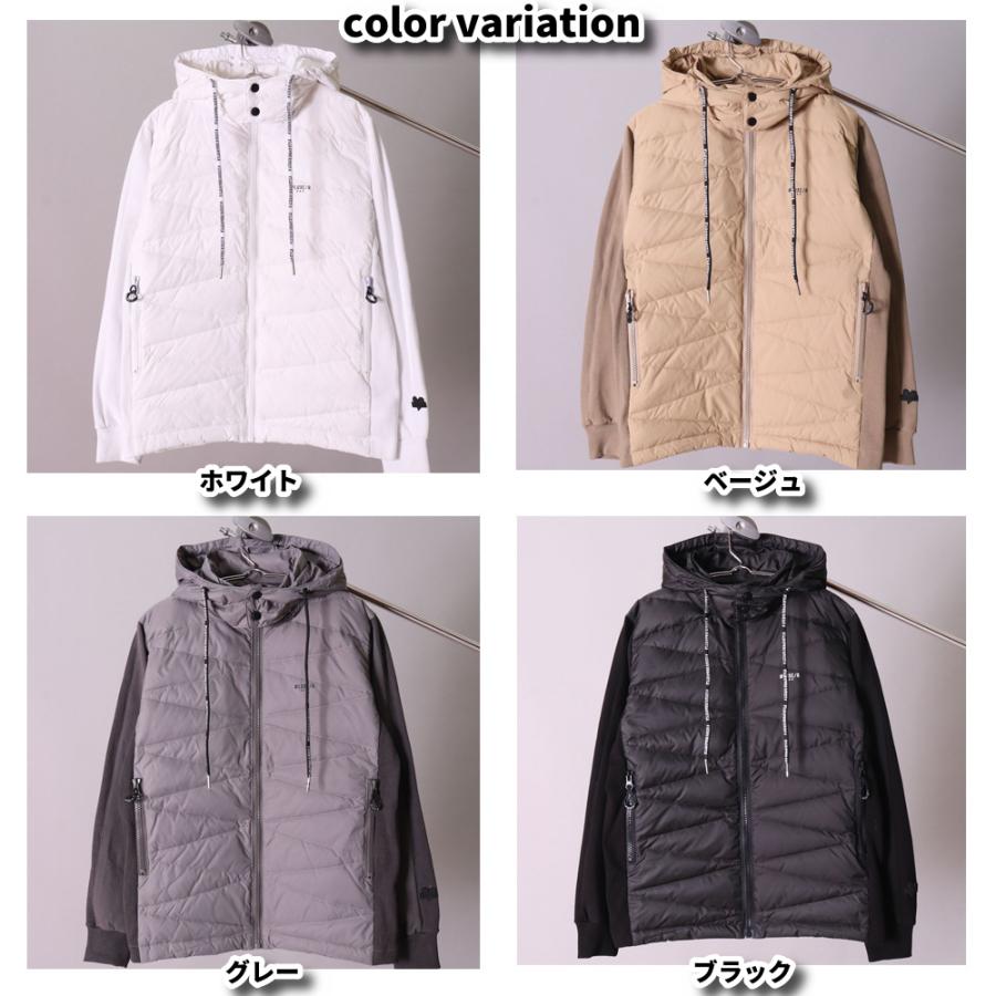 LUXE/R GOLF ダウンフェザーワッフル生地切替えパーカー45763BGL