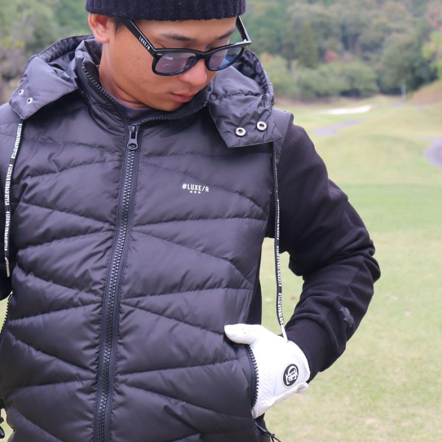 LUXE/R（ラグジュ） ダウン フリース 切り替え パーカー キルティング