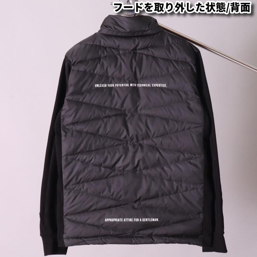 LUXE/R（ラグジュ） ダウン フリース 切り替え パーカー キルティング