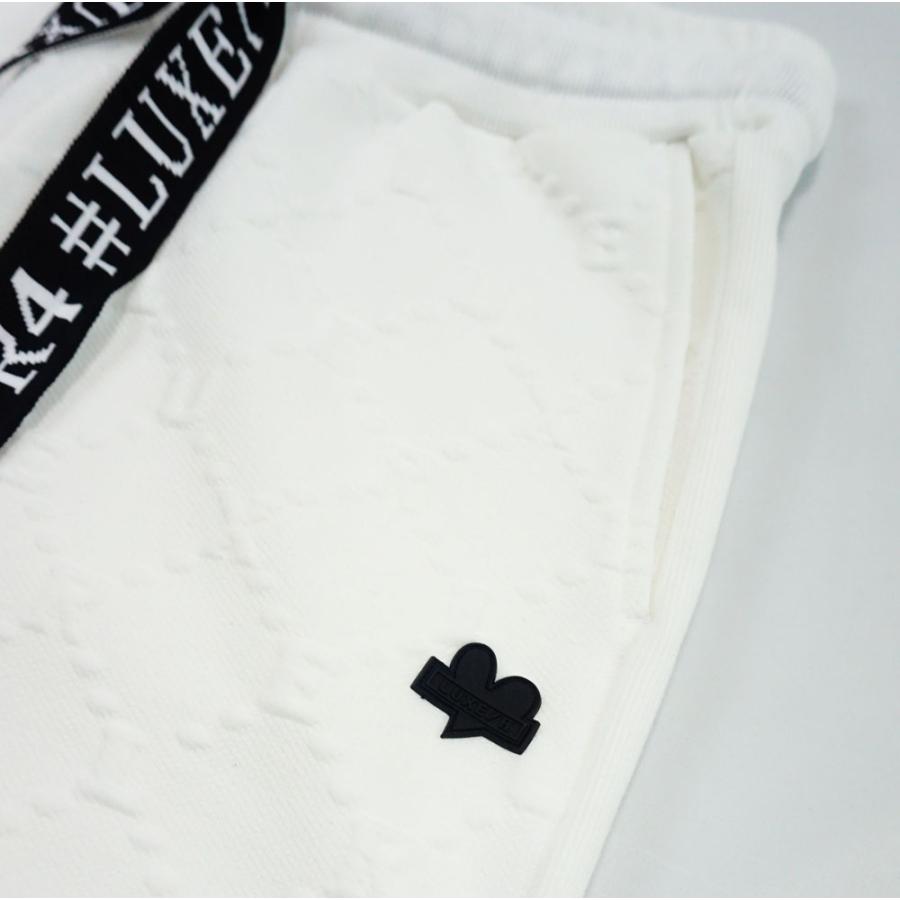 スウェットパンツ メンズ レディース 男女兼用 ジャージパンツ ジョガーパンツ ふくれジャガード モノグラム  ストレッチ LUXE/R ラグジュ セットアップ可能 | LUXE/R | 07