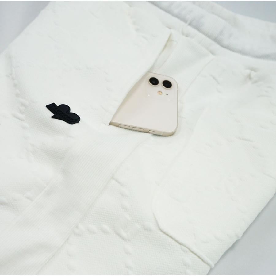 スウェットパンツ メンズ レディース 男女兼用 ジャージパンツ ジョガーパンツ ふくれジャガード モノグラム  ストレッチ LUXE/R ラグジュ セットアップ可能 | LUXE/R | 08