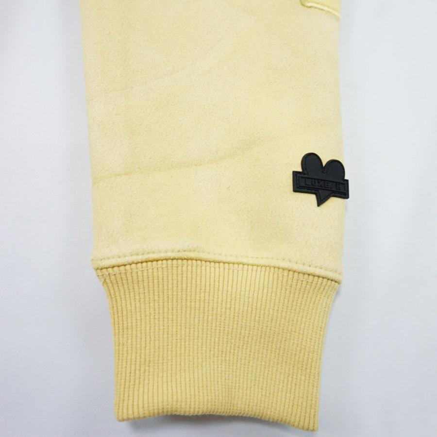 パーカー メンズ レディース 男女兼用  ストレッチ ポリスウェード ジップアップ ラインストーンジップ ラグジュ LUXE/R M L XL セットアップ可能 | LUXE/R | 10