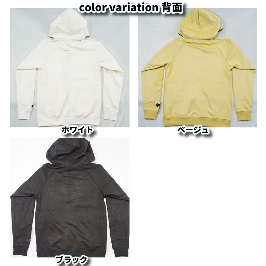 パーカー メンズ レディース 男女兼用  ストレッチ ポリスウェード ジップアップ ラインストーンジップ ラグジュ LUXE/R M L XL セットアップ可能 | LUXE/R | 13