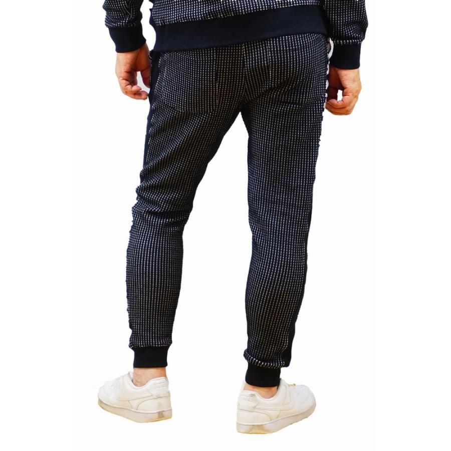 ジョガーパンツ スウェットパンツ ジャージ メンズ レディース ユニセックス ビッグワッフル ストレッチ ラグジュ ウェストゴム  ロゴ刺繍  セットアップ可能 | LUXE/R | 09