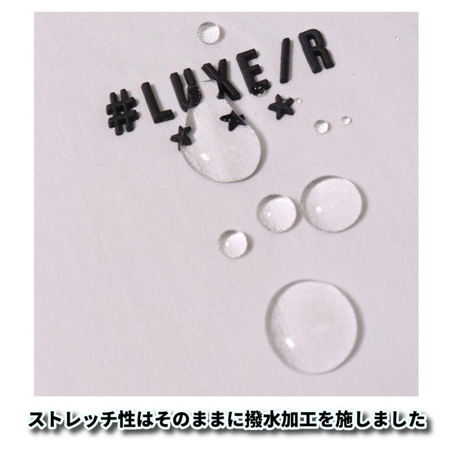 ゴルフウェア メンズ レディース 長袖Tシャツ ラグラン 切り替え ラグジュゴルフ LUXE/R  GOLF モックネック 撥水加工 ストレッチ ロンT ゆったりサイズ | LUXE/R | 07