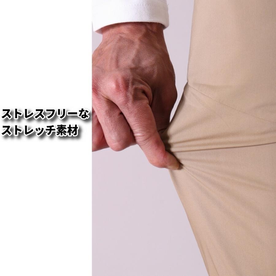 ゴルフウェア メンズ レディース 長袖Tシャツ バックライン ワキポケット ラグジュゴルフ LUXE/R  GOLF モックネック 撥水加工 ストレッチ ロンT ゆったりサイズ | LUXE/R | 12