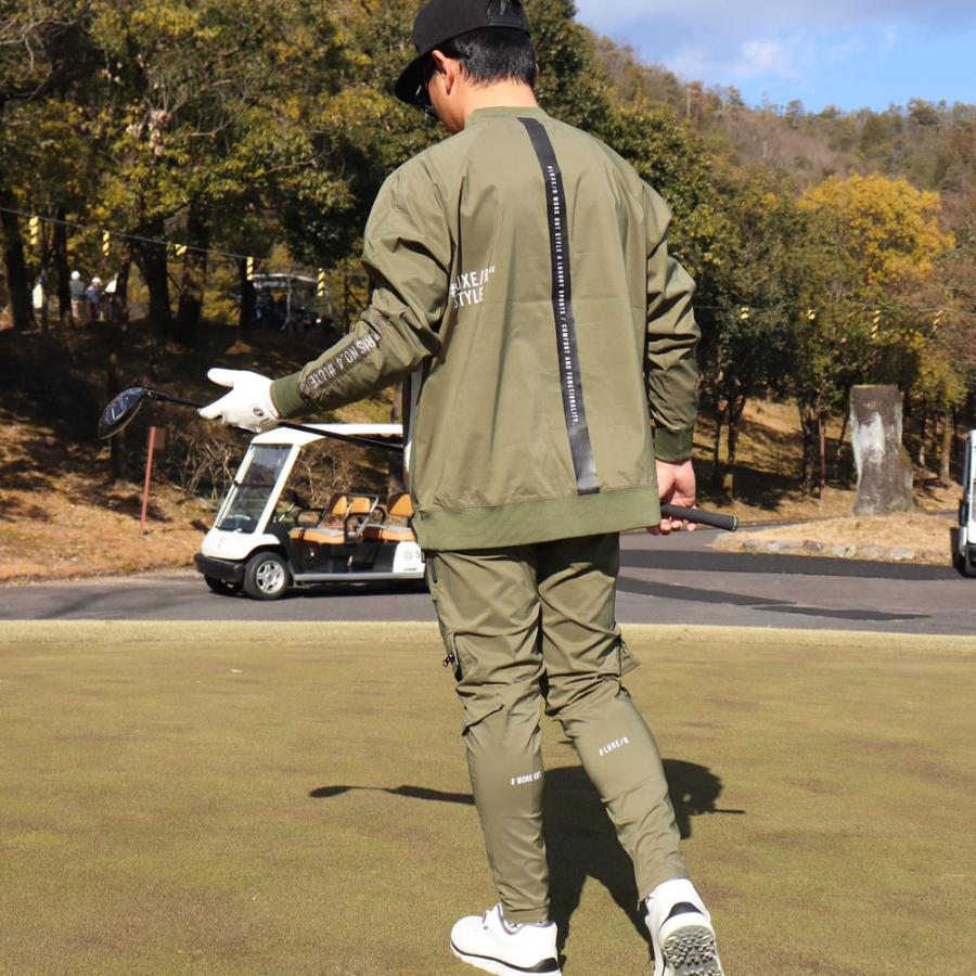 ラグジュゴルフ LUXE/R GOLF ゴルフウェア メンズ レディース 長袖Tシャツ  クルーネック 撥水加工 ストレッチ  ラグラン メッシュ ユニセックス ゆったりサイズ | LUXE/R | 02