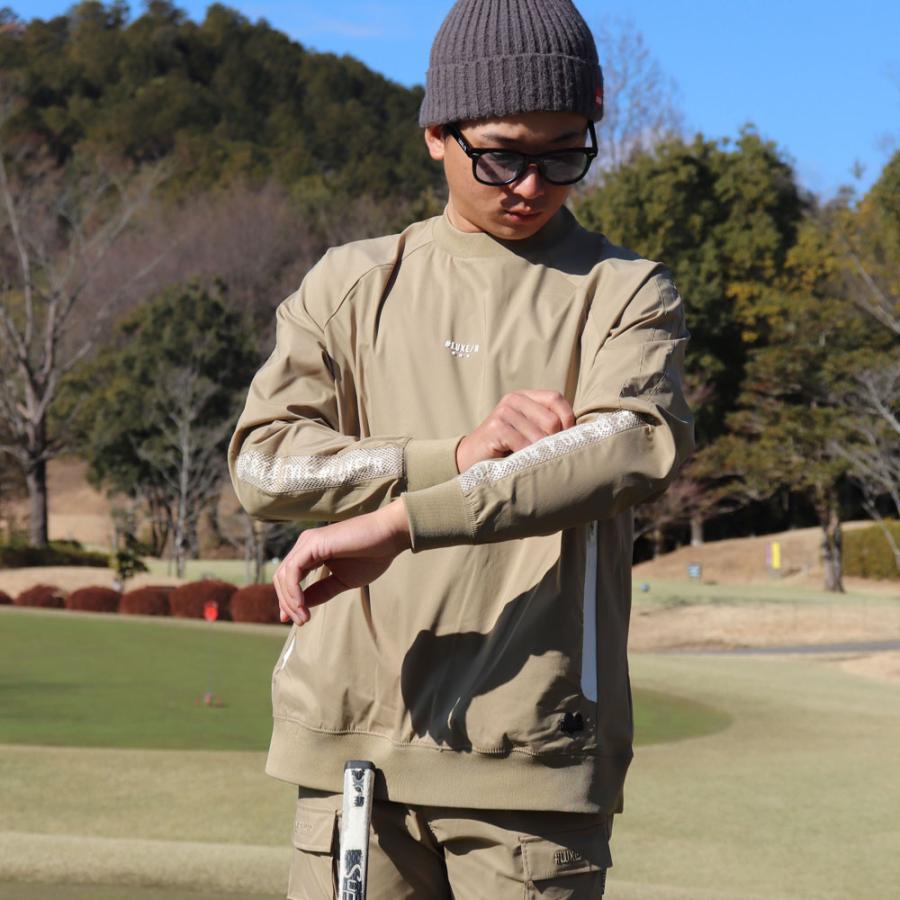 ラグジュゴルフ LUXE/R GOLF ゴルフウェア メンズ レディース 長袖Tシャツ  クルーネック 撥水加工 ストレッチ  ラグラン メッシュ ユニセックス ゆったりサイズ | LUXE/R | 05