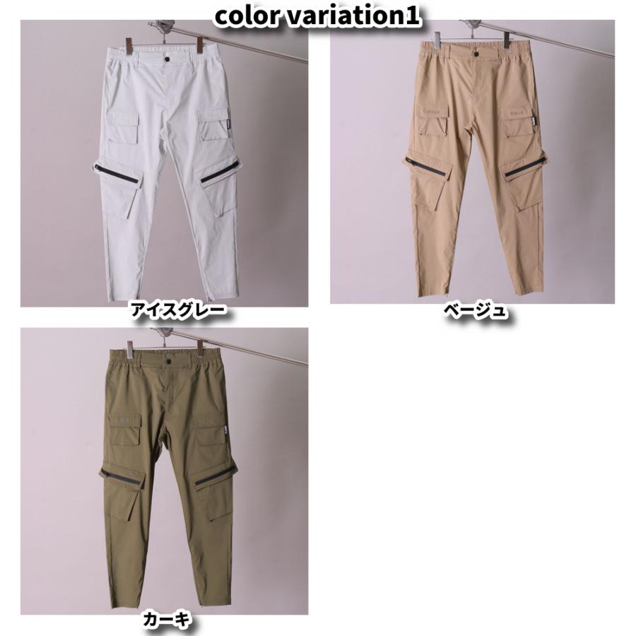 ゴルフウェア ジョガーパンツ カーゴパンツ メンズ レディース ユニセックス ストレッチ 撥水加工 ラグジュゴルフ LUXE/R GOLF スソジップタイプ | LUXE/R | 12