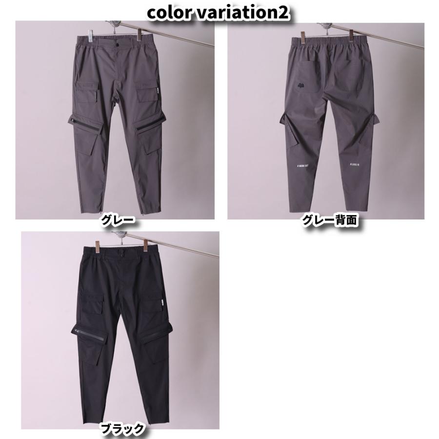 ゴルフウェア ジョガーパンツ カーゴパンツ メンズ レディース ユニセックス ストレッチ 撥水加工 ラグジュゴルフ LUXE/R GOLF スソジップタイプ | LUXE/R | 13