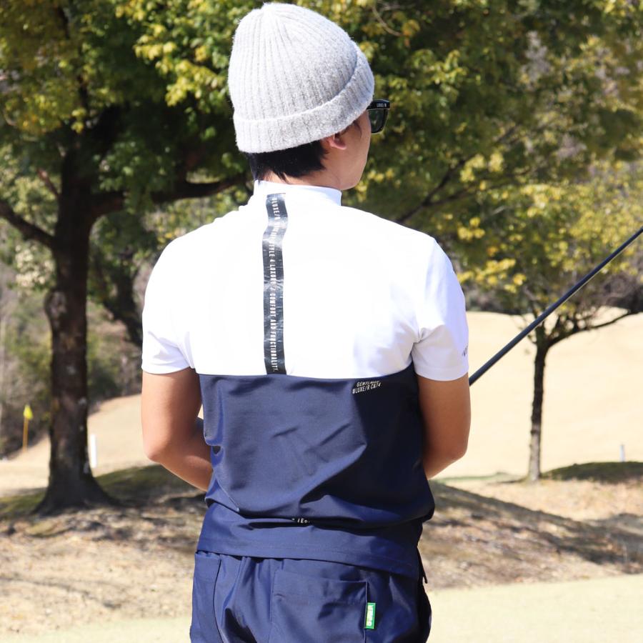 LUXE/R GOLF ラグジュ ゴルフ Tシャツ モックネック メンズ レディース 半袖 ストレッチ スムース ジャージ 吸水速乾 大きいサイズ ゴルフウェア  2025 夏 | LUXE/R | 07