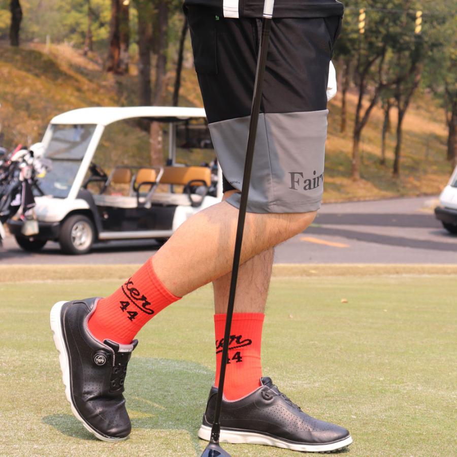 LUXE/R GOLF  ラグジュゴルフ 切り替え ショートパンツ メンズ レディース スポーツ ストレッチ ハーフパンツ ジャージ サイドロゴ 吸水速乾仕様  2025夏 | LUXE/R | 08