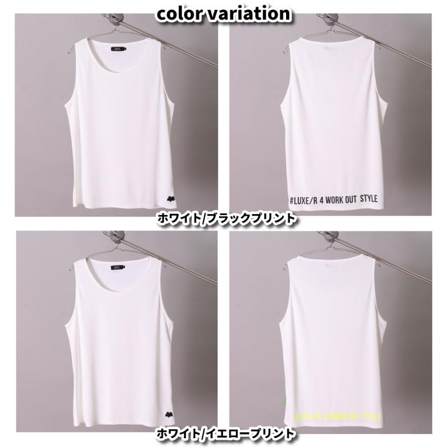 LUXE/R GOLF ラグジュゴルフ タンクトップ インナー メンズ レディース ワッフル メッシュ ロゴ プリント 2025夏 | LUXE/R | 10