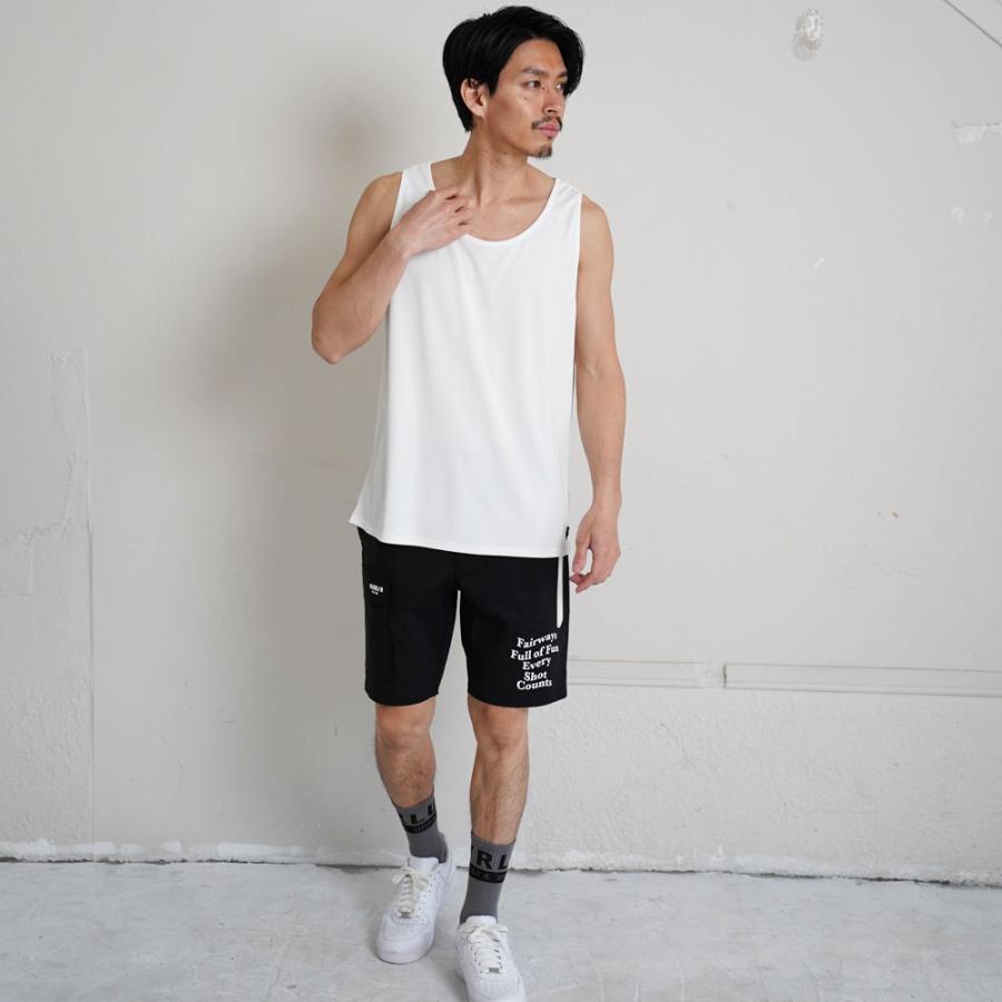 LUXE/R GOLF ラグジュゴルフ タンクトップ インナー メンズ レディース ワッフル メッシュ ロゴ プリント 2025夏 | LUXE/R | 01