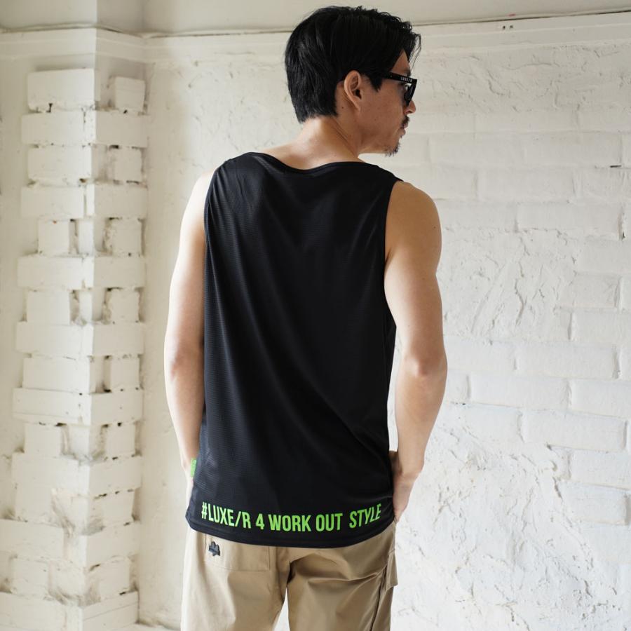 LUXE/R GOLF ラグジュゴルフ タンクトップ インナー メンズ レディース ワッフル メッシュ ロゴ プリント 2025夏 | LUXE/R | 04
