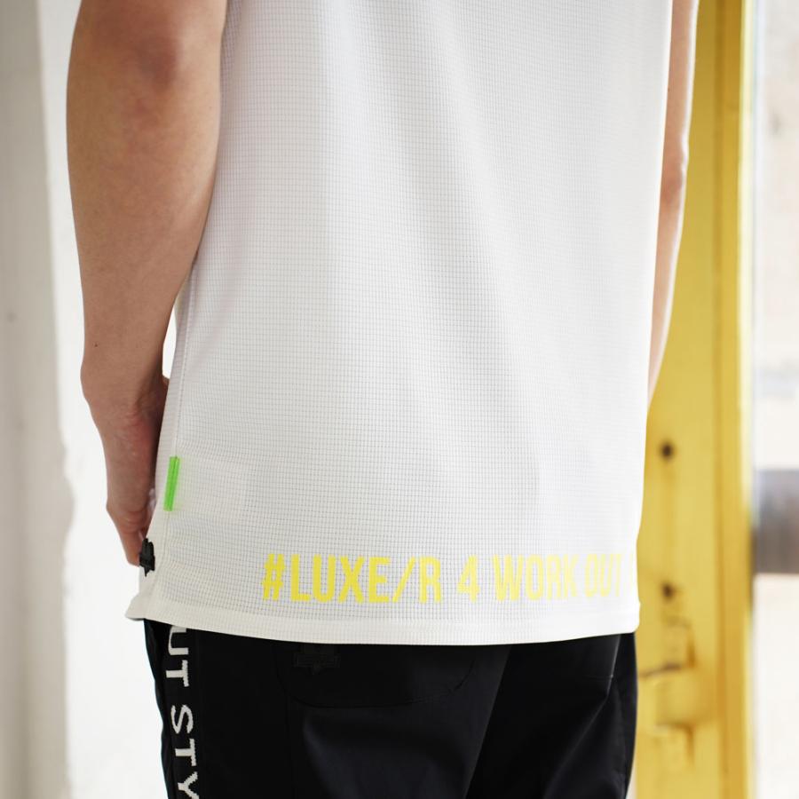 LUXE/R GOLF ラグジュゴルフ タンクトップ インナー メンズ レディース ワッフル メッシュ ロゴ プリント 2025夏 | LUXE/R | 06