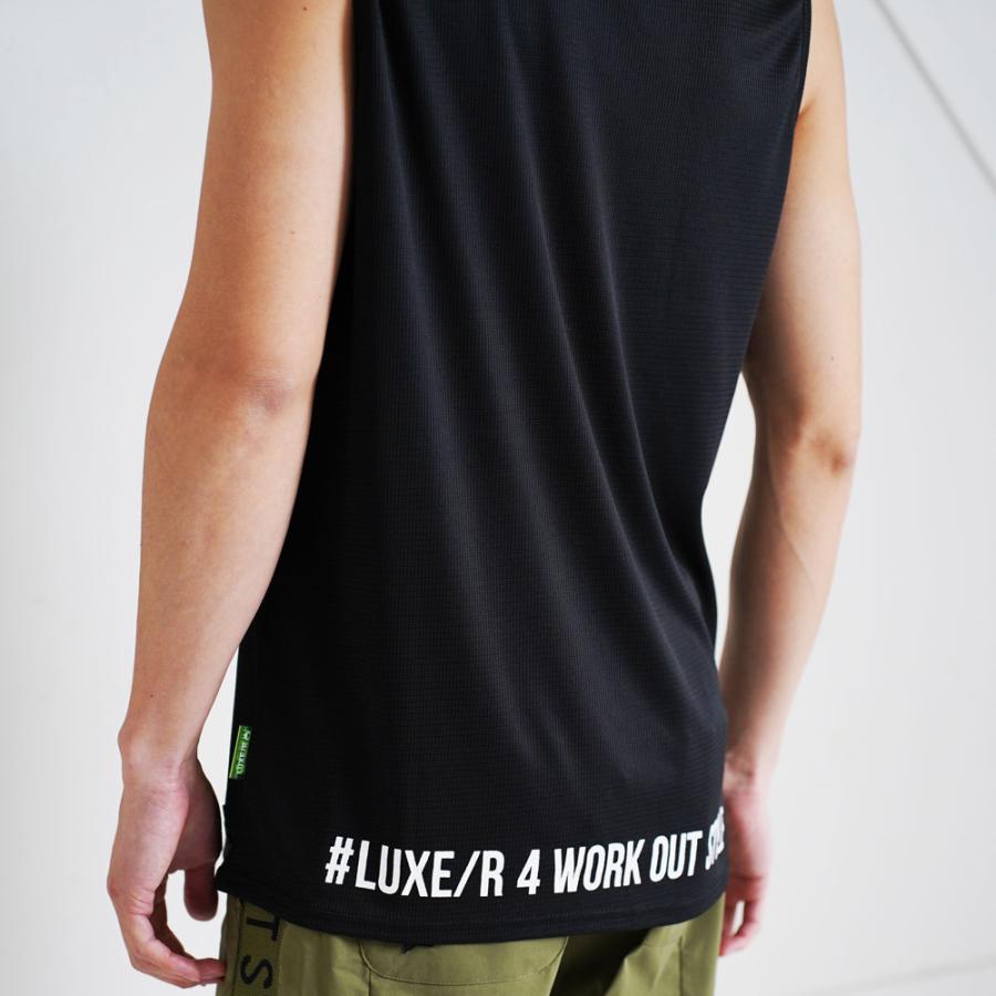 LUXE/R GOLF ラグジュゴルフ タンクトップ インナー メンズ レディース ワッフル メッシュ ロゴ プリント 2025夏 | LUXE/R | 07